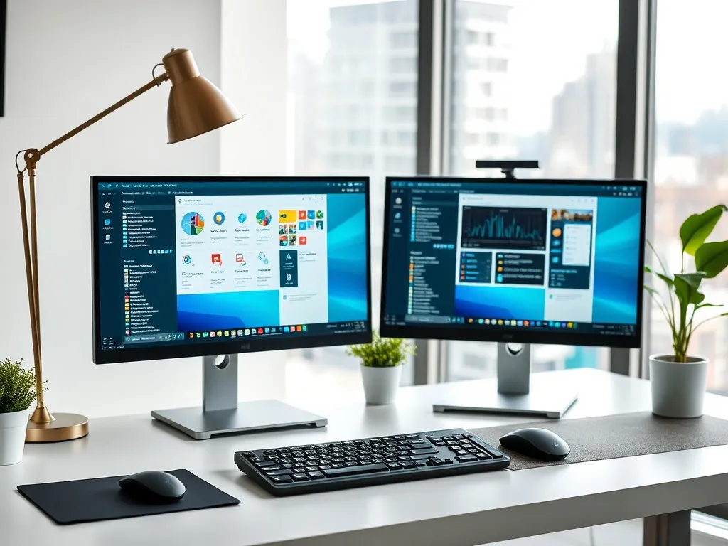 Jak ustawić praca na dwóch monitorach dla maksymalnej wydajności?