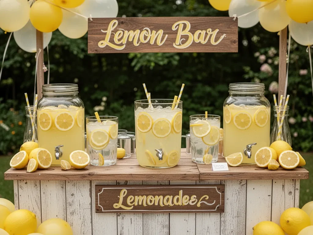 Bar lemoniadowy – dlaczego sprawdza się na imprezach plenerowych i eventach?